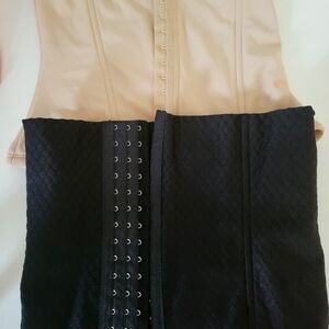 Beige size xl shapers corset, black size large corset.